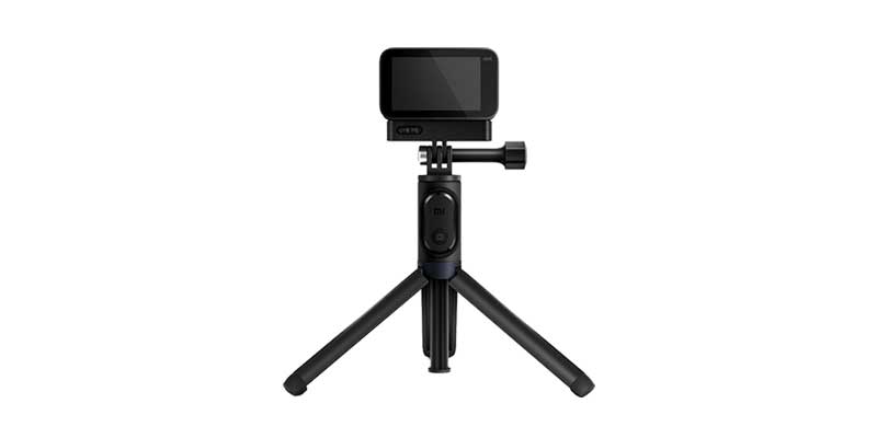 Selfie stick bluetooth xiaomi mi cámara de acción tripode - negru